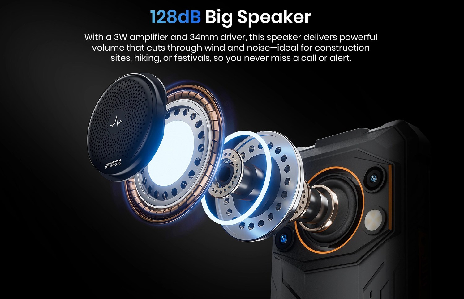 FOSSiBOT F110L product features and detail view 3