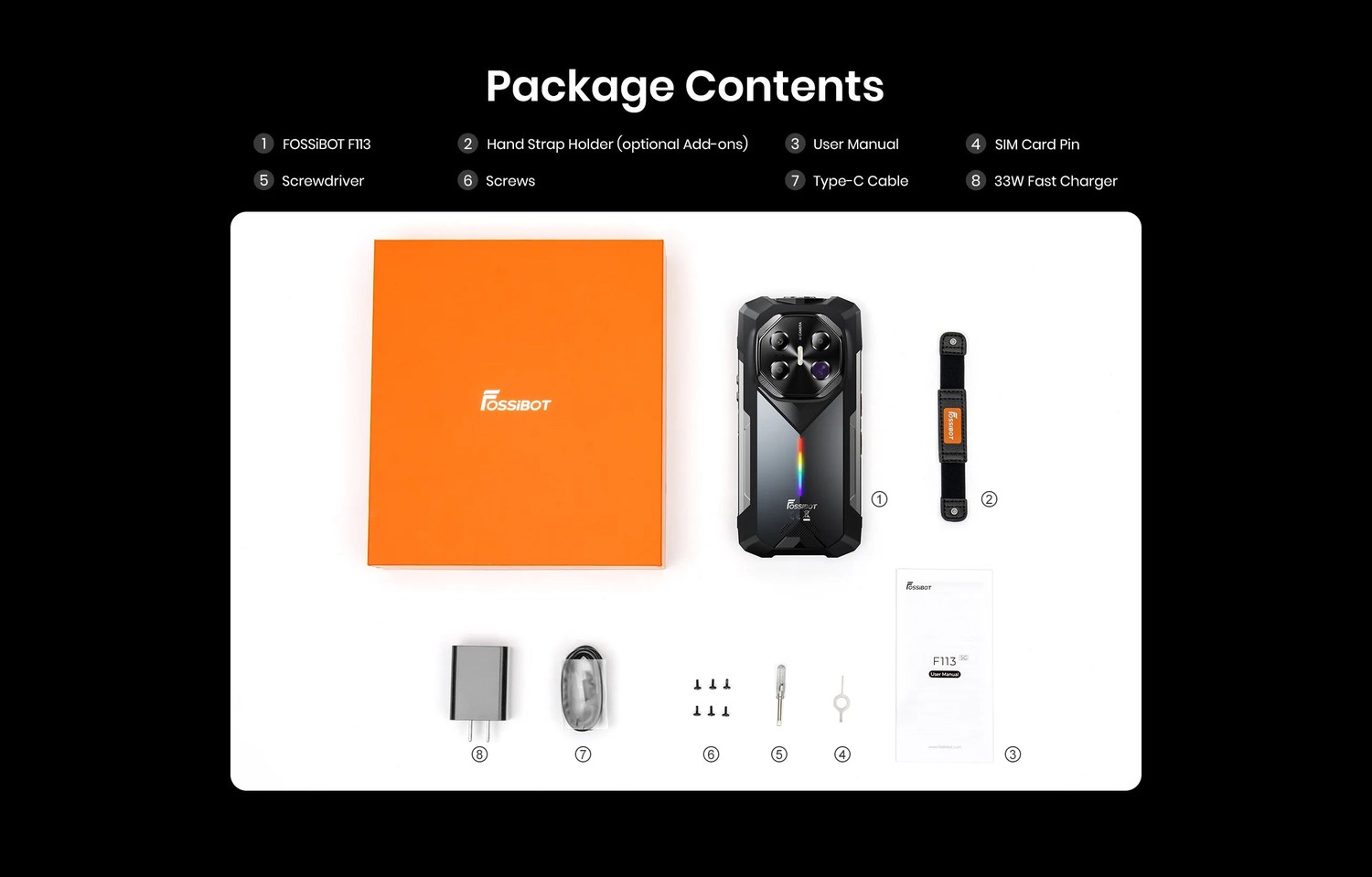FOSSiBOT F113 product features and detail view 31