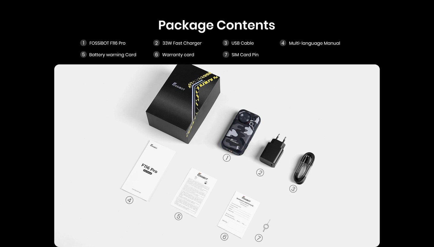 FOSSiBOT F116 Pro product features and detail view 27