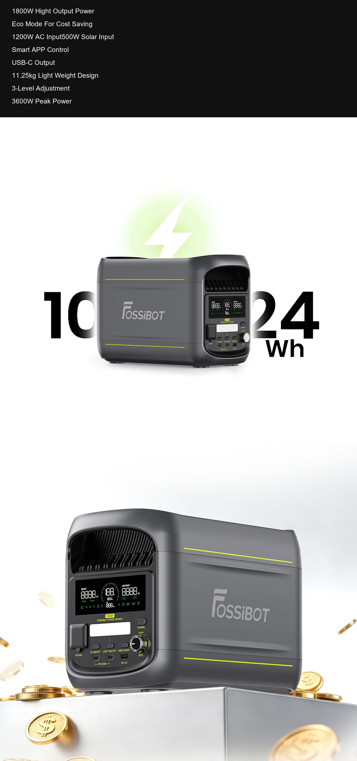 F1800 1800W Hight Output Power