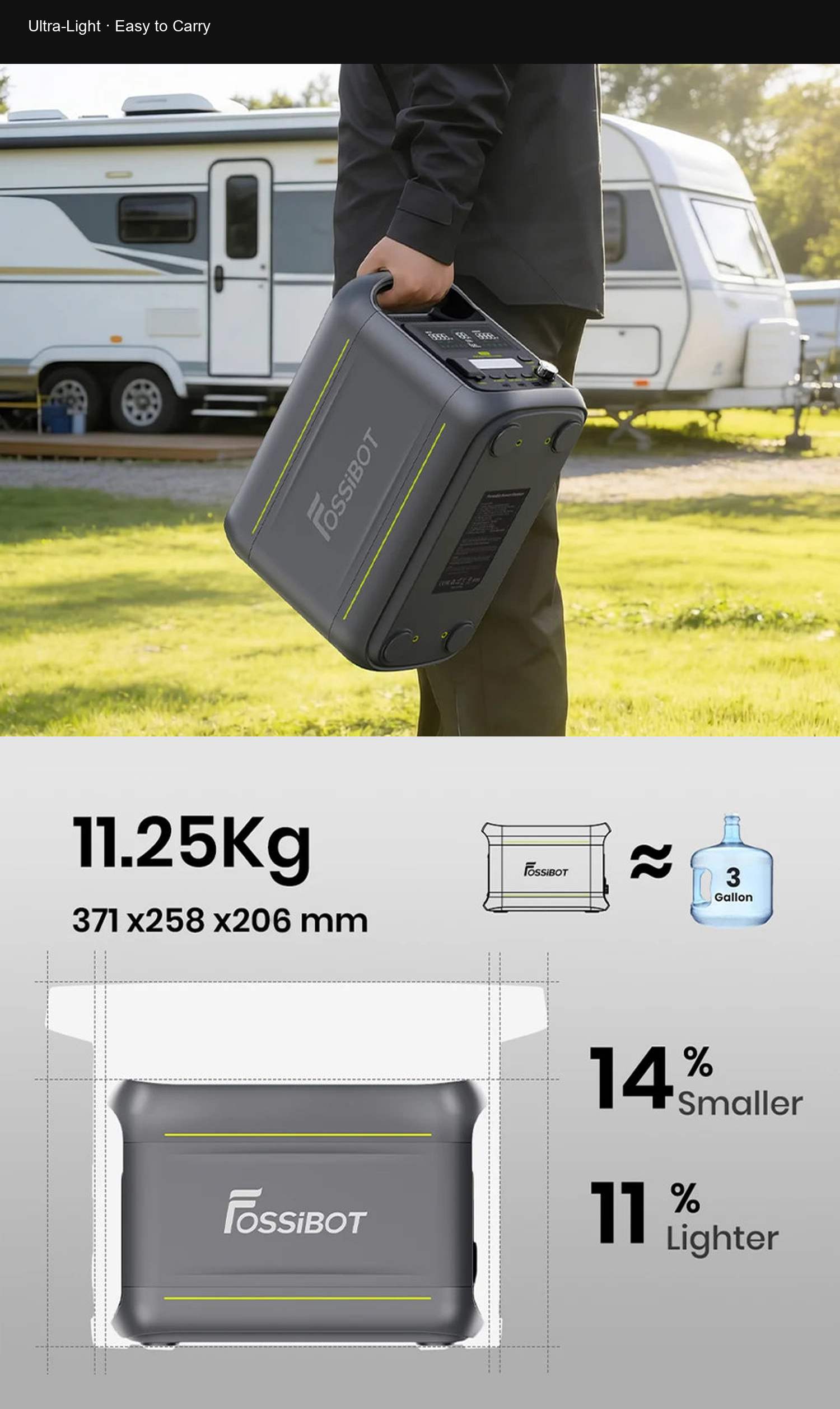 F1800 Ultra-Light · Easy to Carry