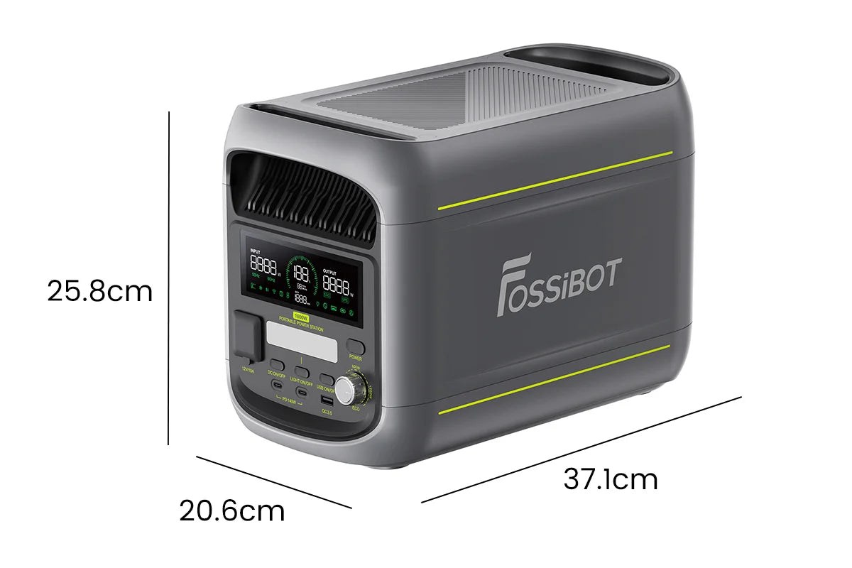 FOSSiBOT F1800 specification diagram