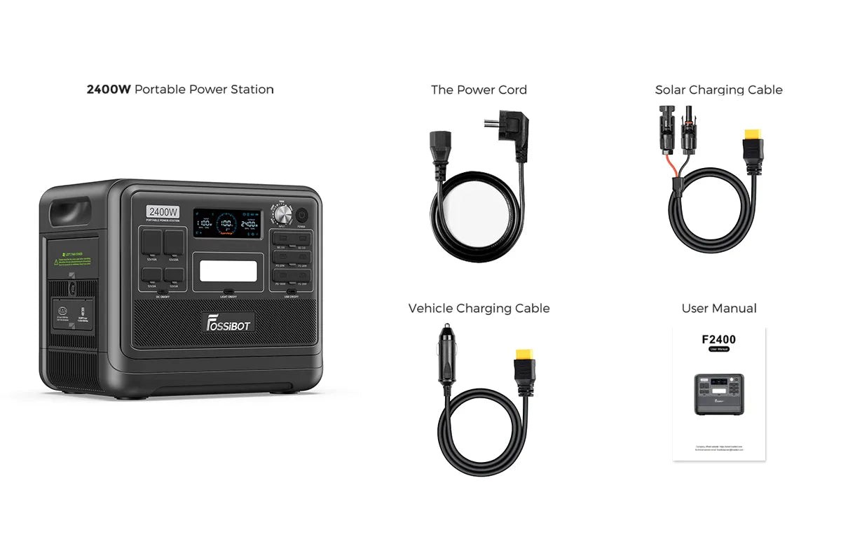 FOSSiBOT F2400 specification diagram