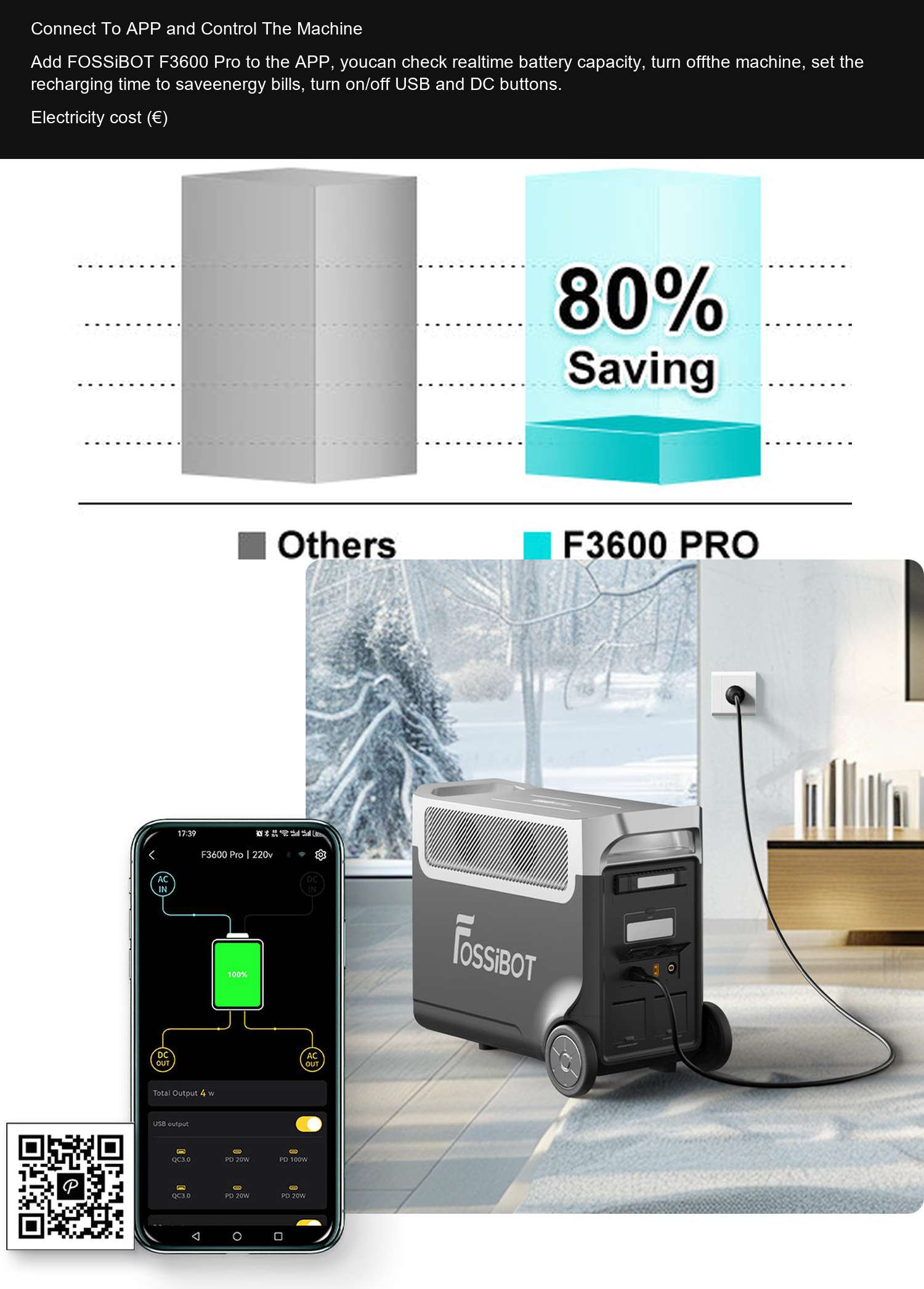 FOSSiBOT F3600 Pro Connect To APP and Control The Machine
