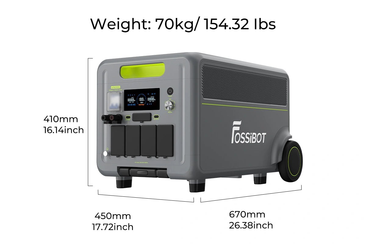 FOSSiBOT F7200 specification diagram