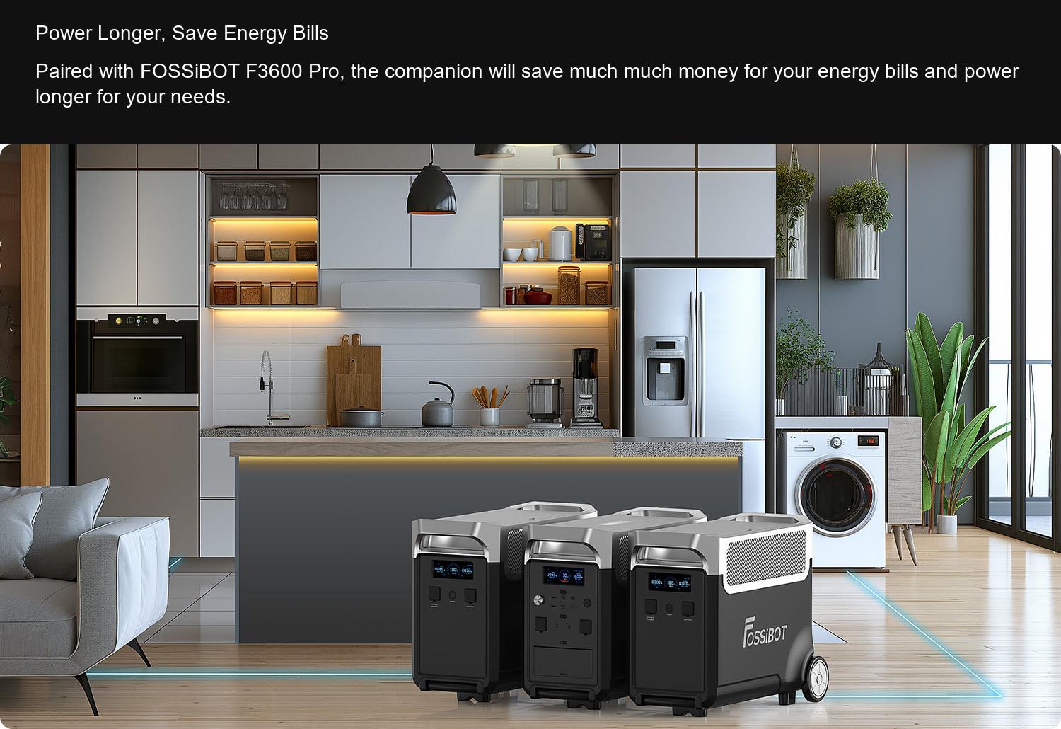 FOSSiBOT FB3840 Power Longer, Save Energy Bills
