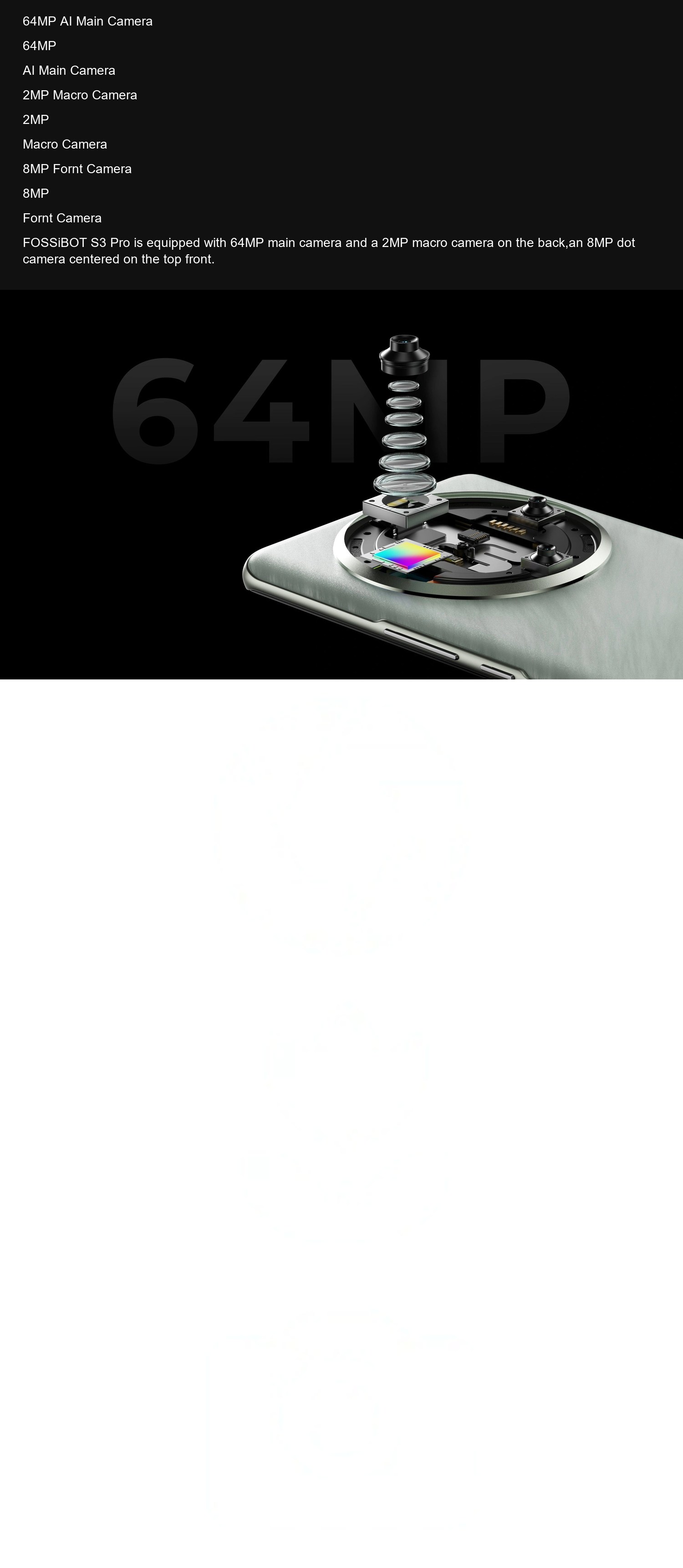 S3 Pro 64MP AI Main Camera