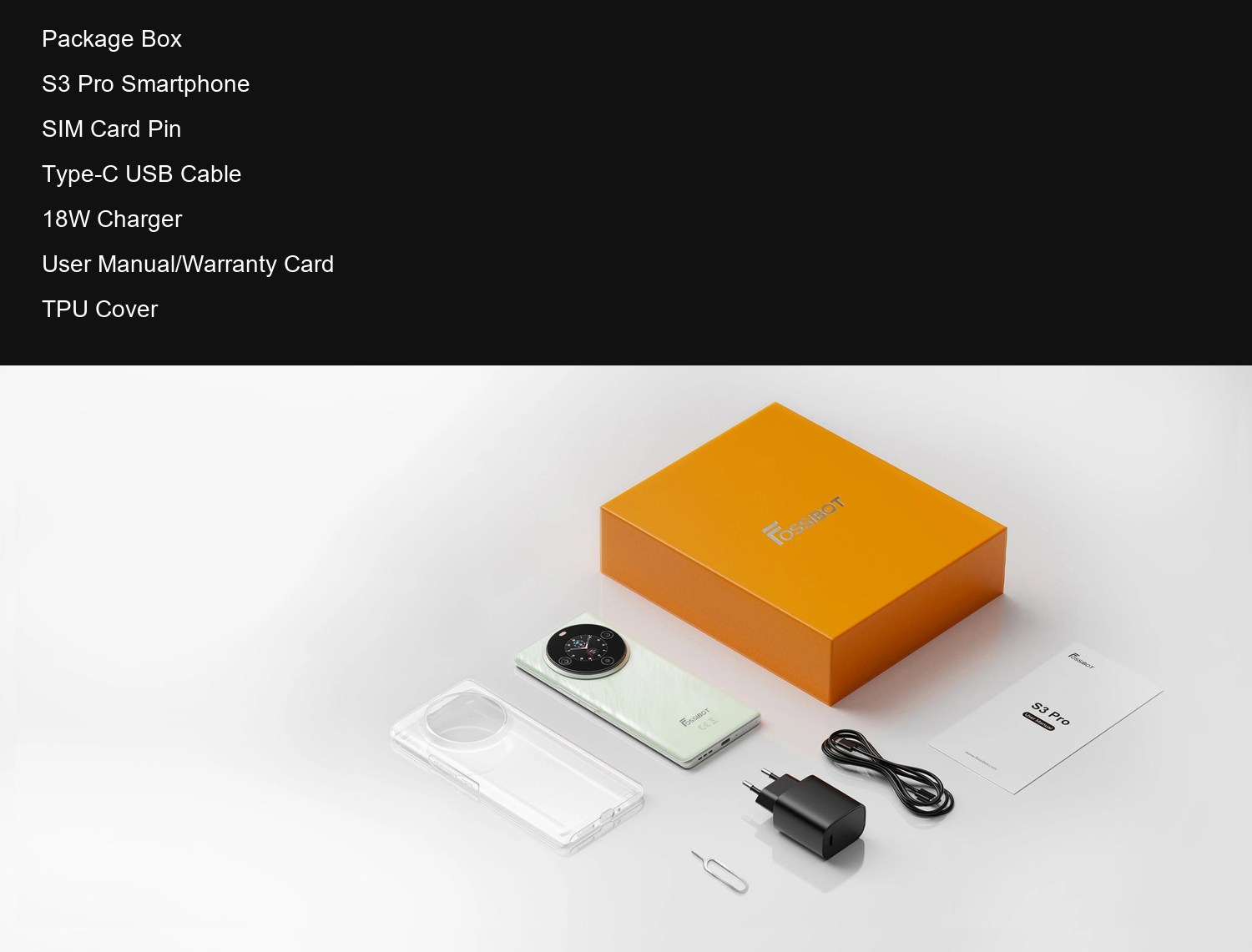 FOSSiBOT S3 Pro Package Box