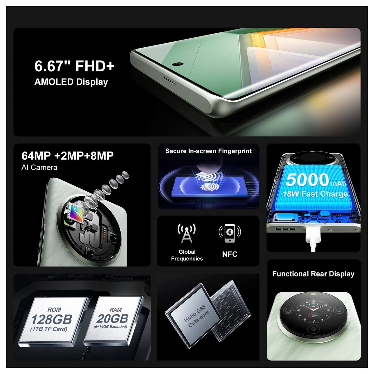 FOSSiBOT S3 Pro product feature illustration 1
