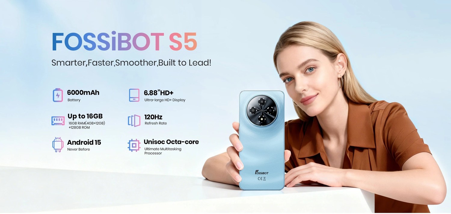 FOSSiBOT S5 product features and detail view 1
