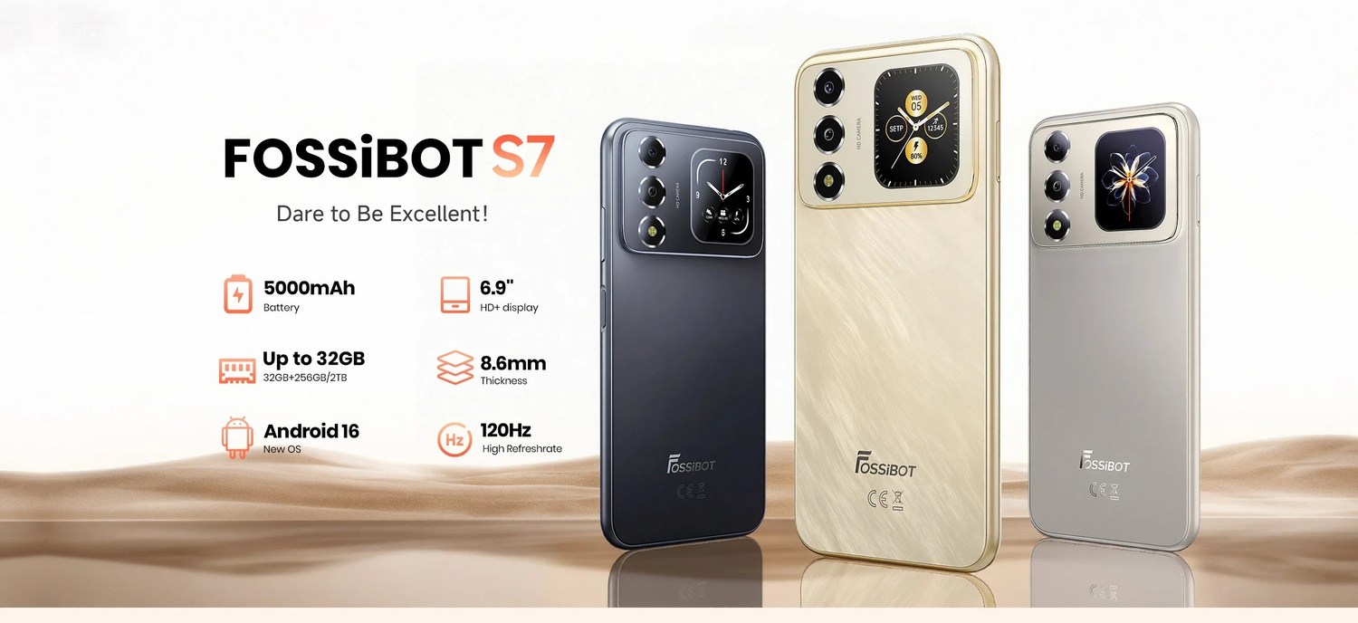 FOSSiBOT S7 product features and detail view 1