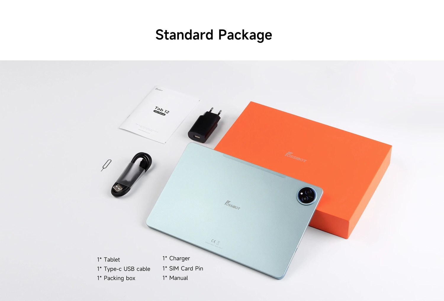 FOSSiBOT Tab 12 product features and detail view 23