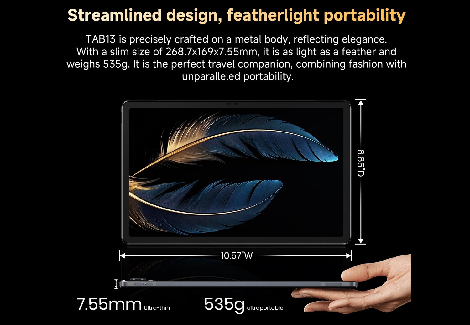 Tab 13 product features and detail view 22