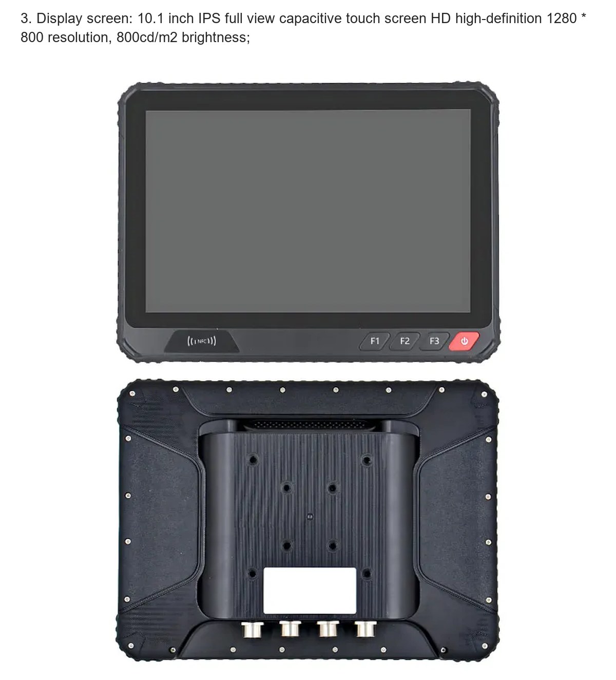 HiDON HC1001F rugged tablets product features