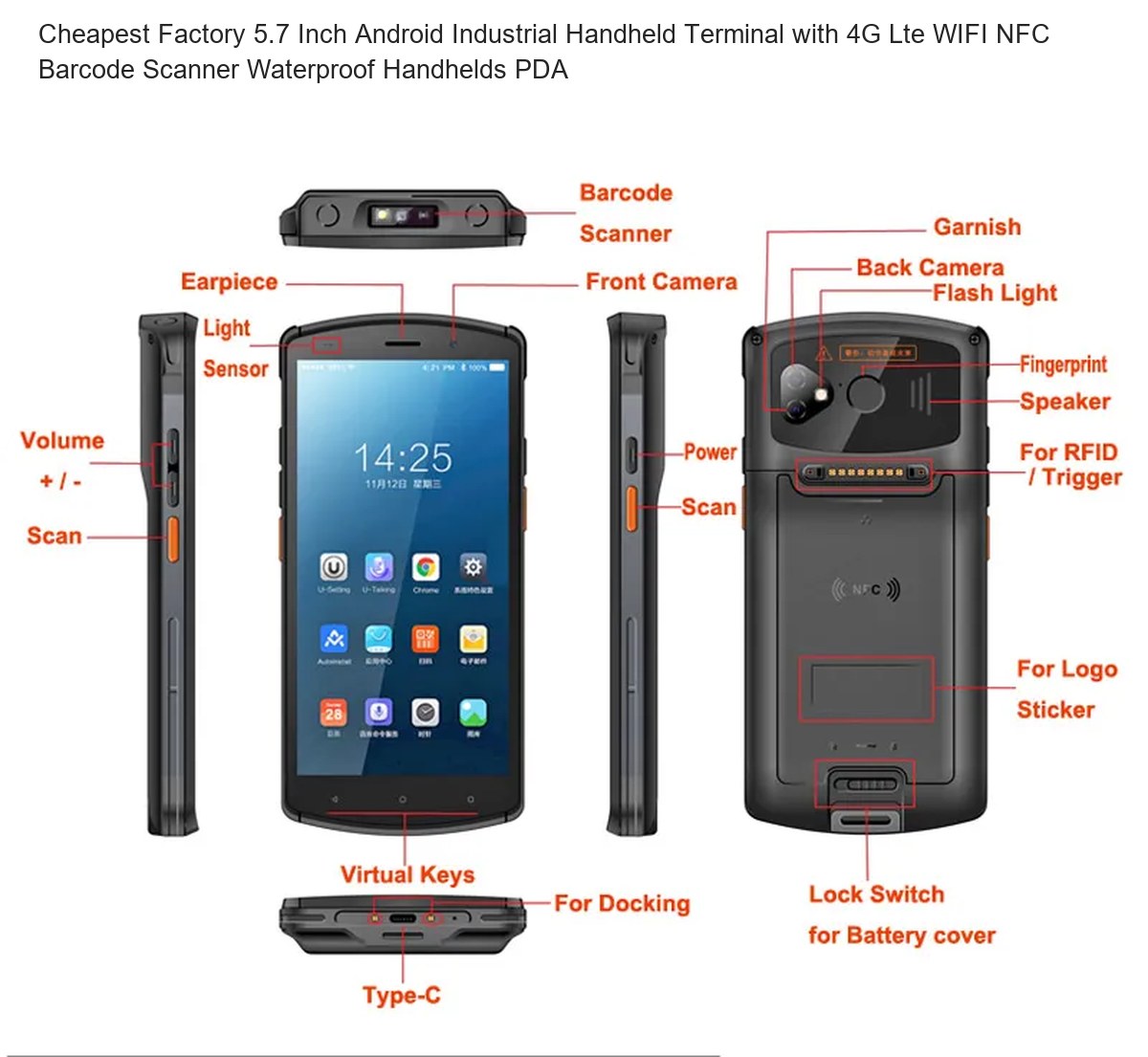 HiDON HP578 mobile computers product features