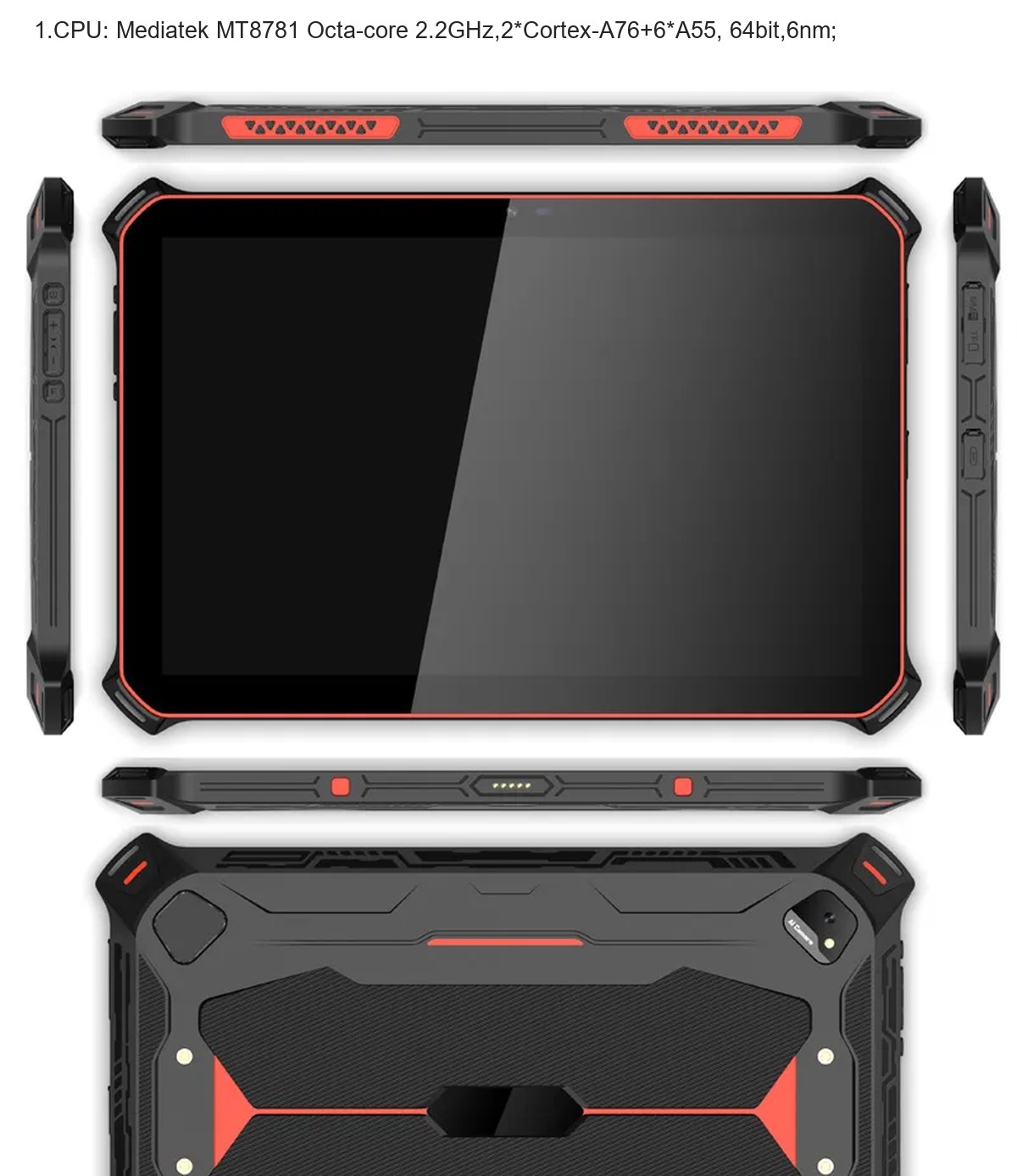 HiDON HR1081 rugged tablets product features