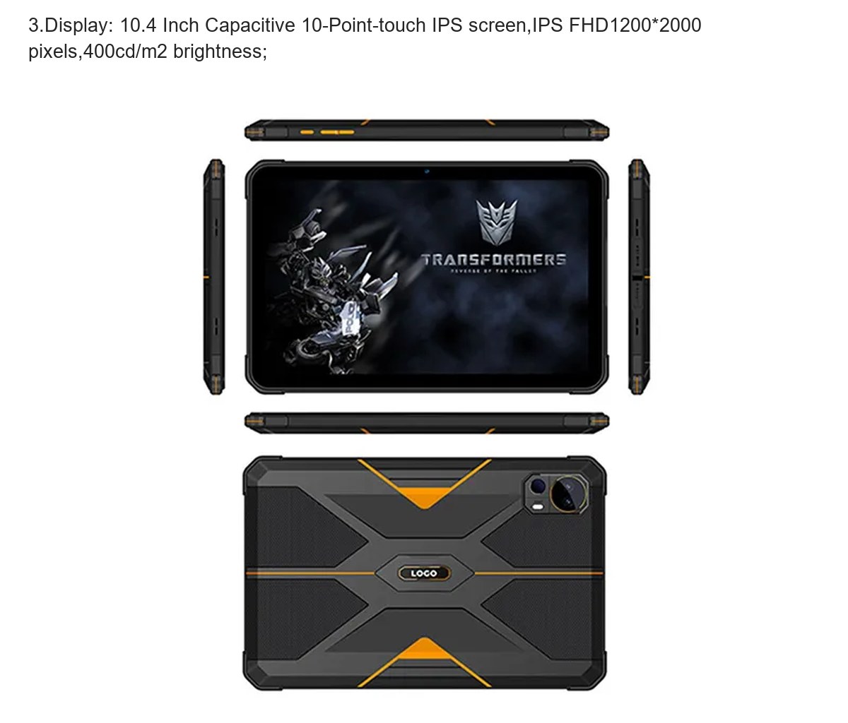 HiDON HR1089F rugged tablets product features