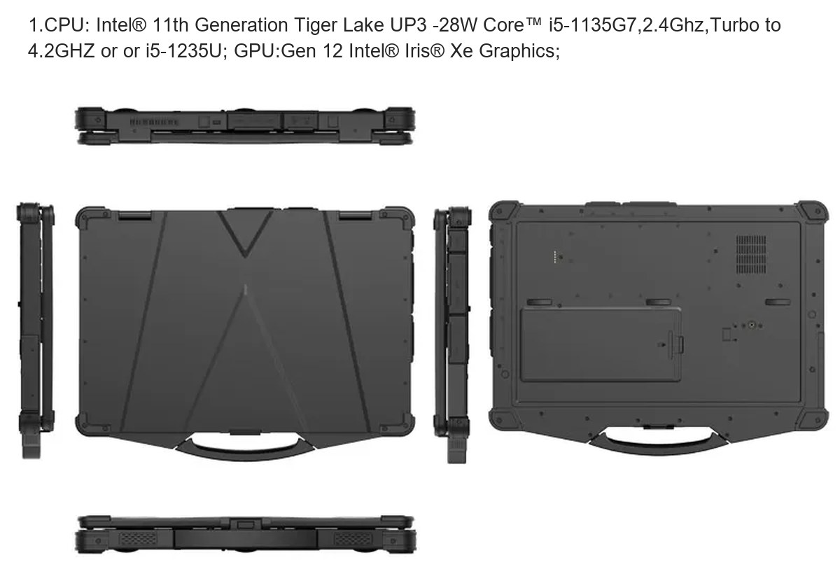 HiDON HR15i5 rugged laptops product features