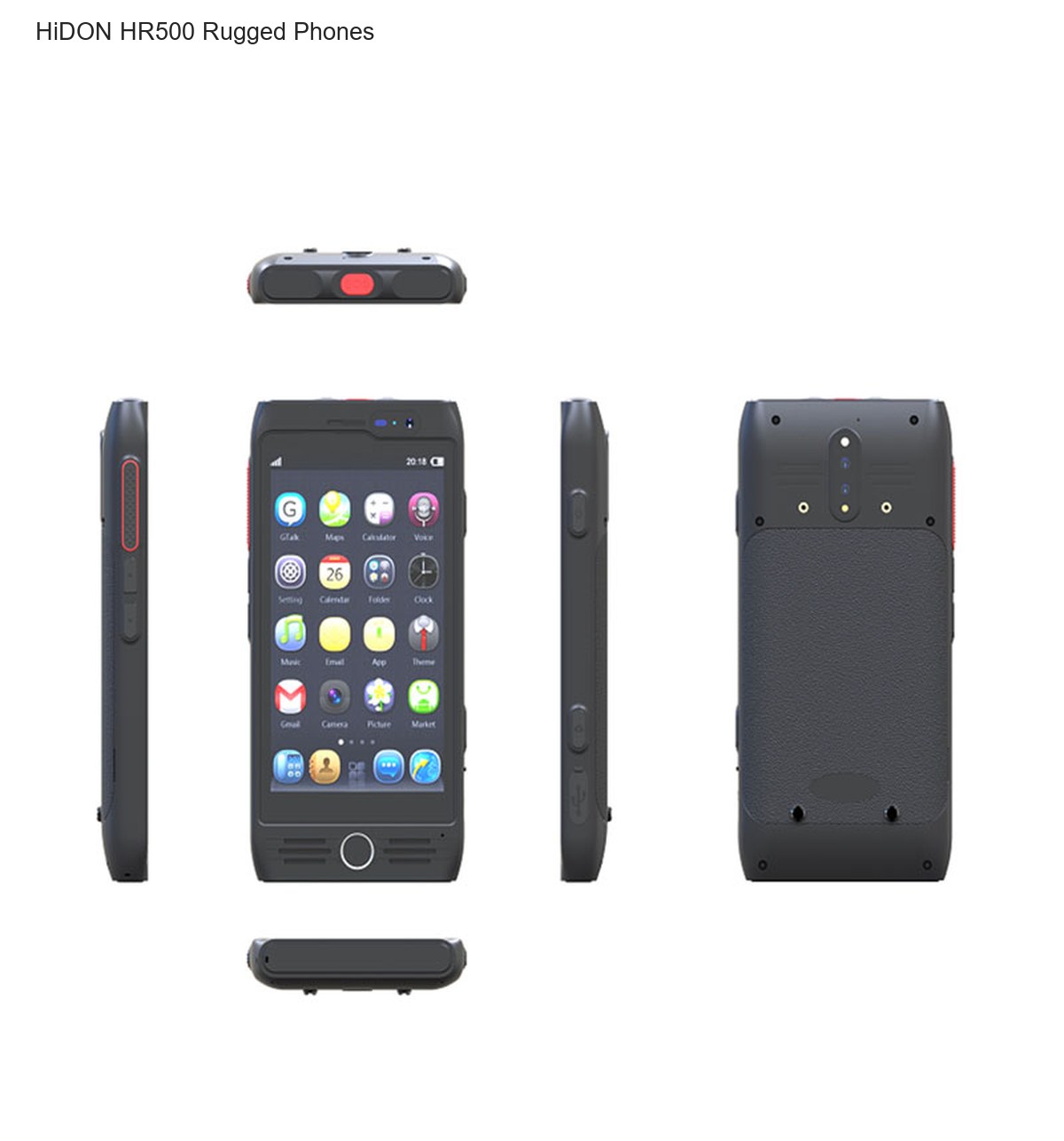HiDON HR500 rugged phones product features
