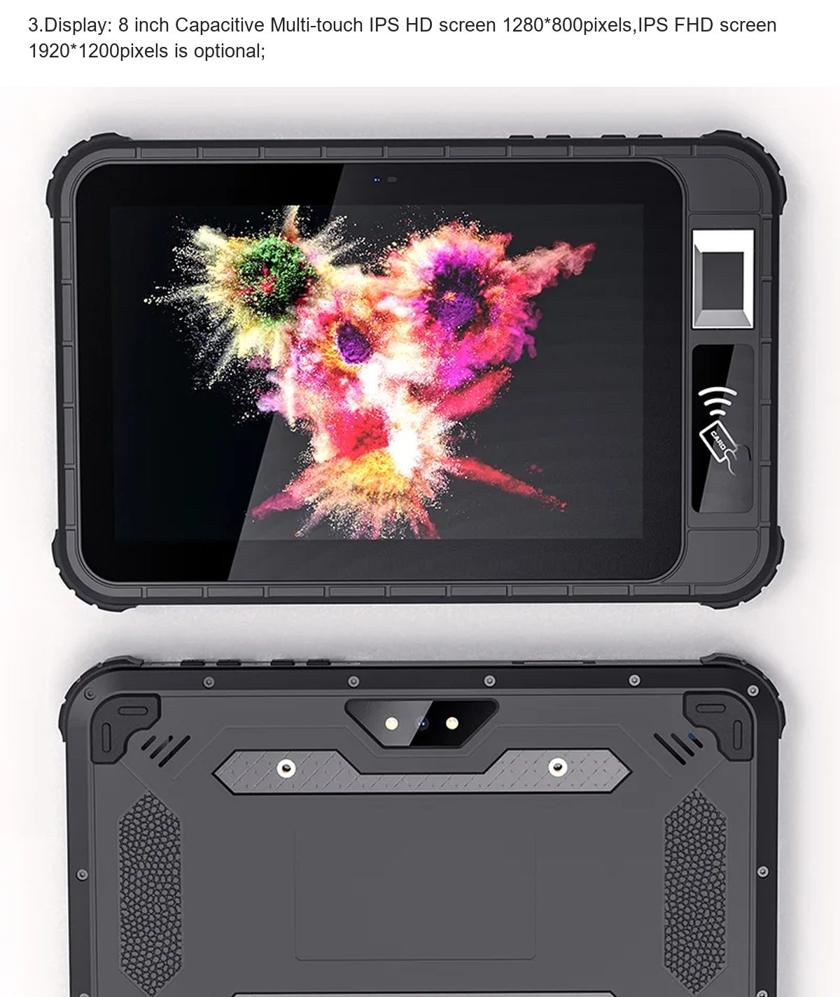 HiDON HR819 rugged tablets product features