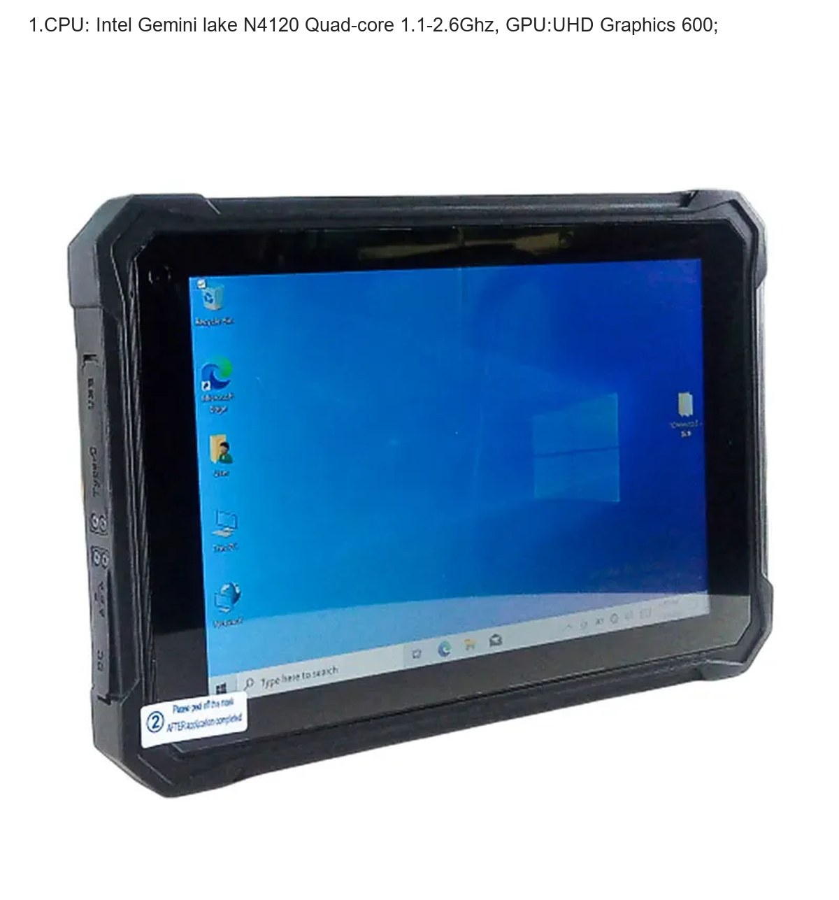 HiDON HR850 rugged tablets product features