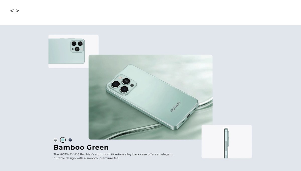 HOTWAV A16 Pro Max smartphones feature illustration 4