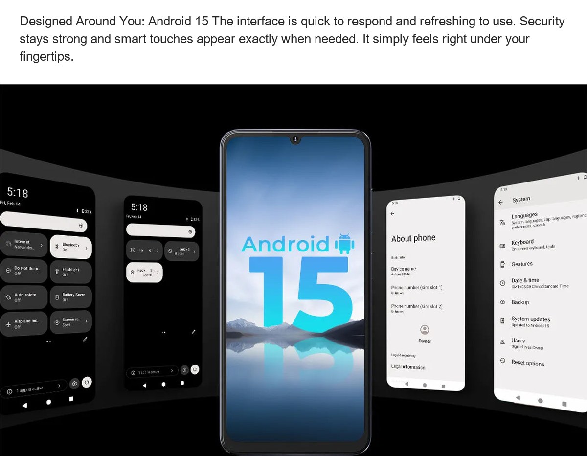 HOTWAV A16 Pro Max smartphones feature illustration 25