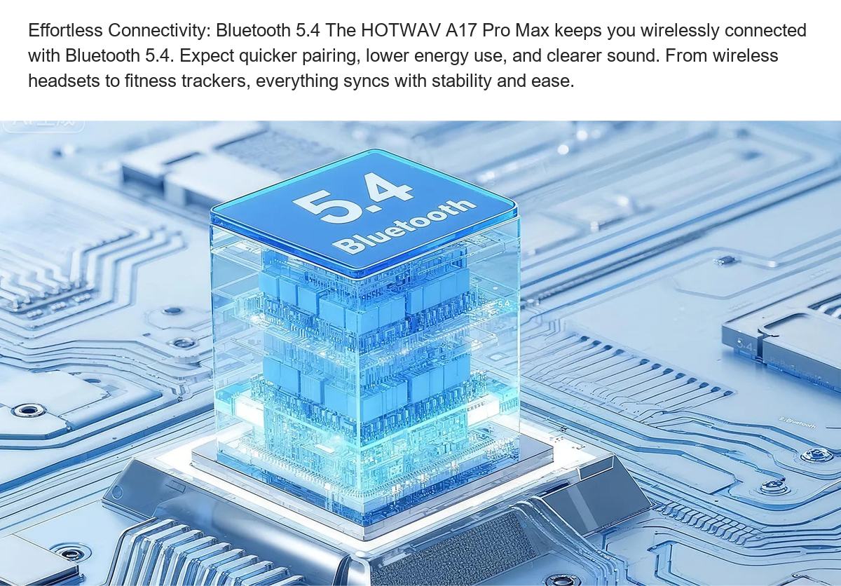 The New Speed Frontier: Wi-Fi 6 Step into a faster future with the HOTWAV A17 Pro Max's Wi-Fi 6 technology. Enjoy higher speeds, s - view 33