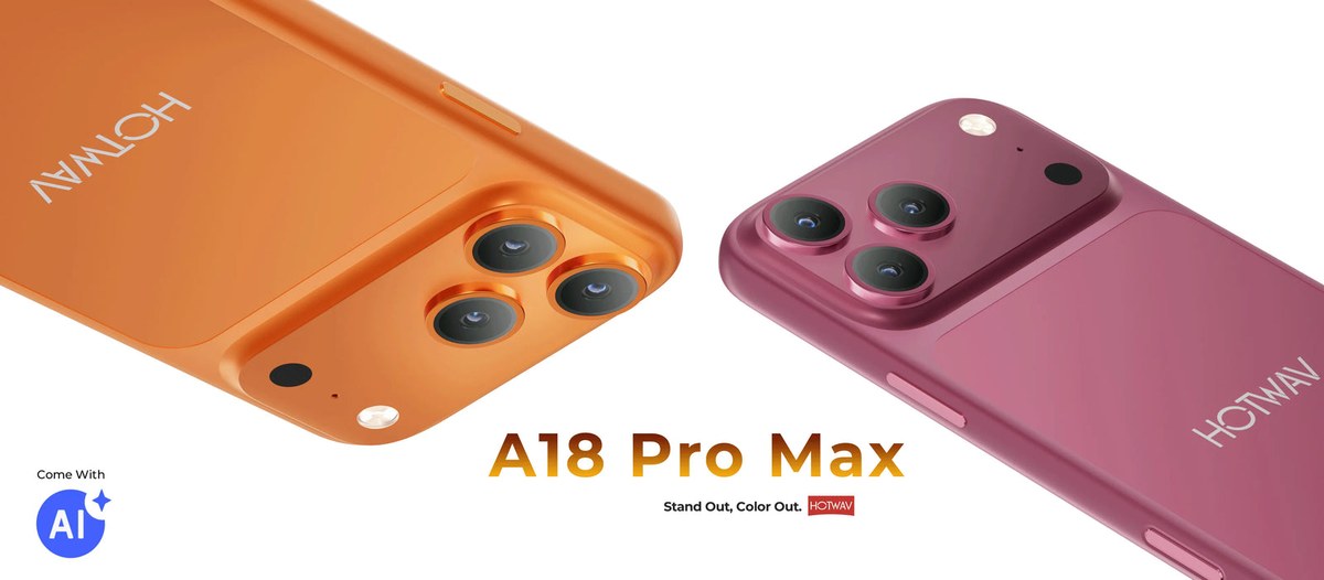 HOTWAV A18 Pro Max smartphones feature illustration 1