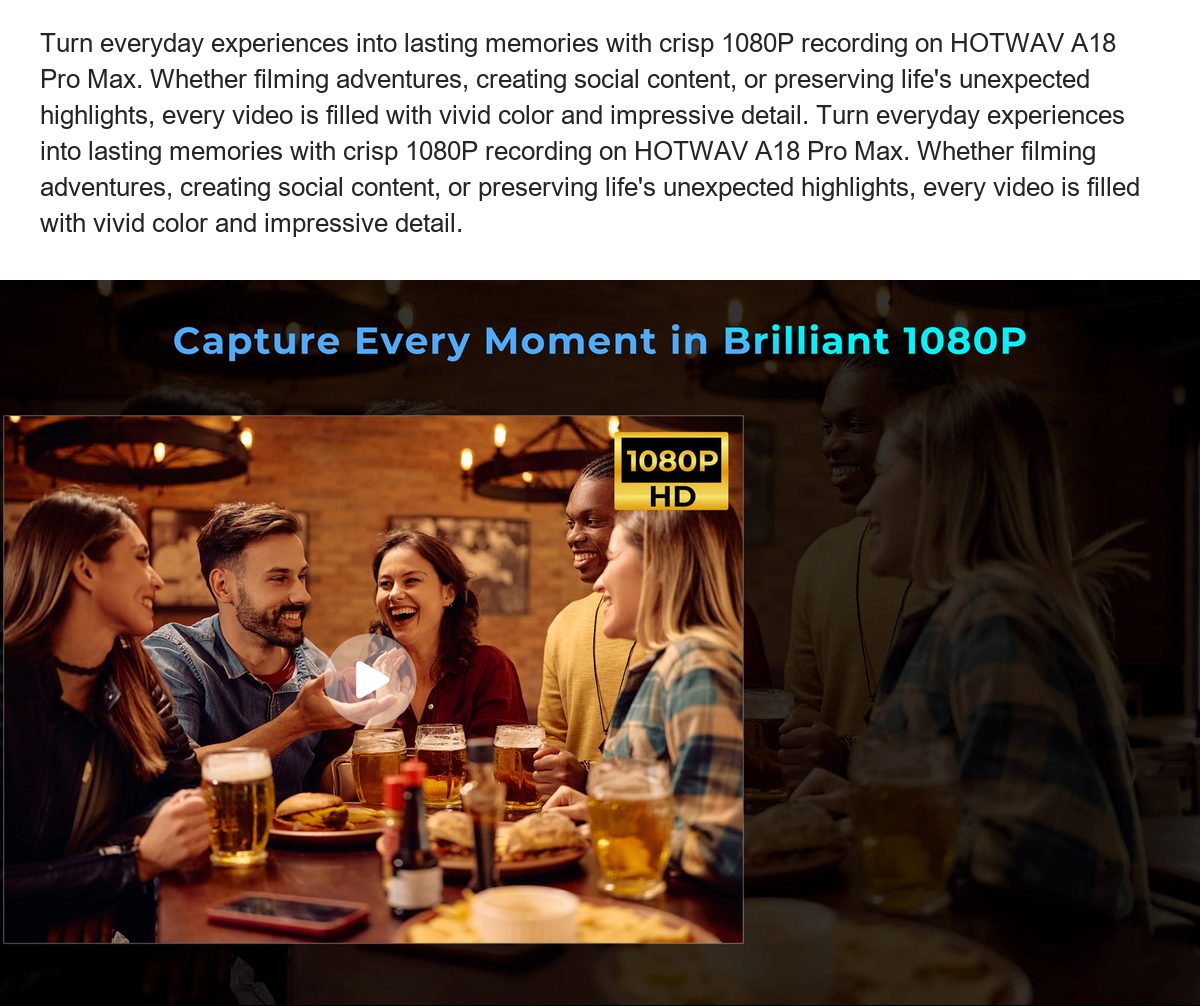 Brilliant Detail in Every Shot: 48MP Samsung Rear Camera Powered by the Samsung ISOCELL GM1 image sensor, HOTWAV A18 Pro Max captu - view 35