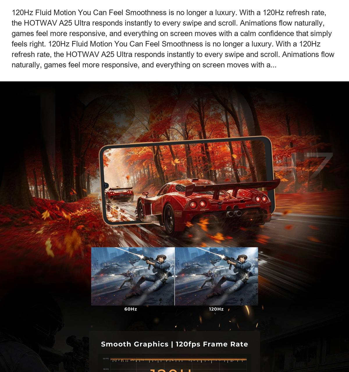 HOTWAV A25 Ultra smartphones feature illustration 7