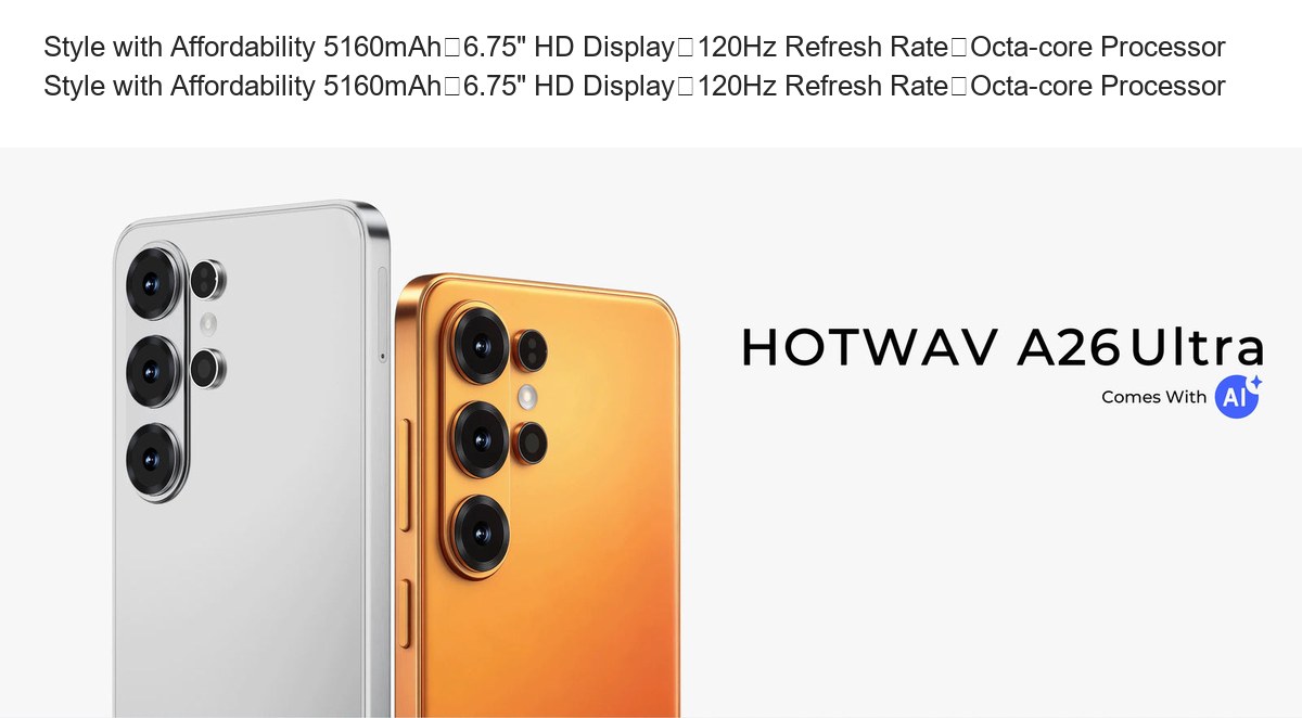 HOTWAV A26 Ultra smartphones feature illustration 1