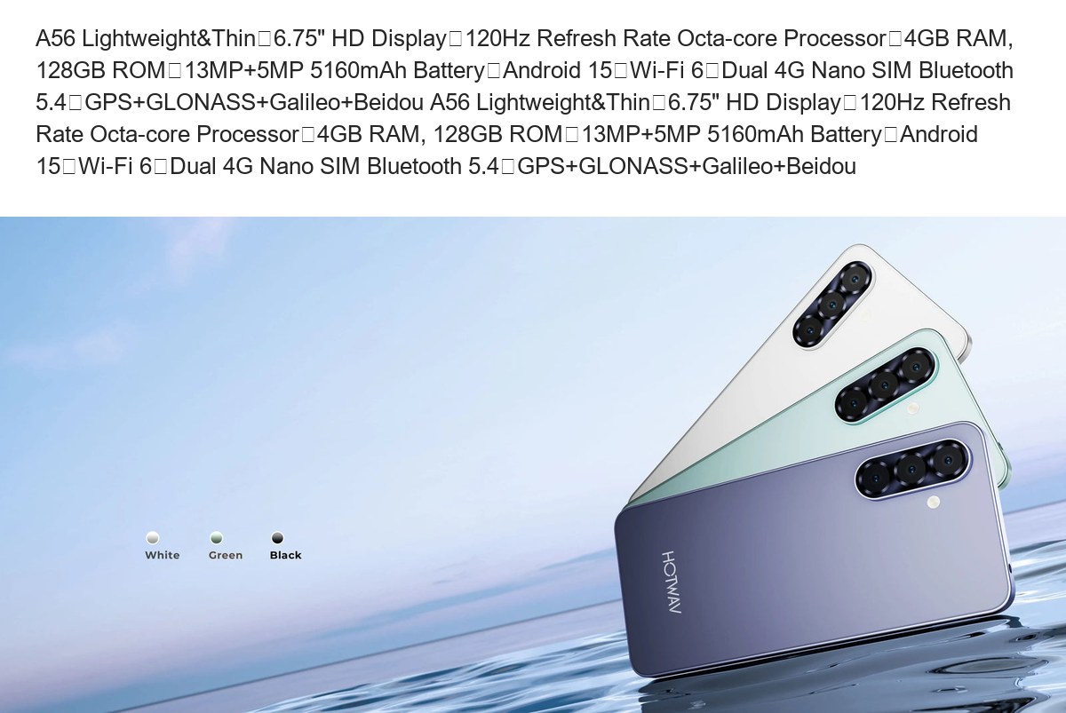 HOTWAV A56 smartphones feature illustration 1