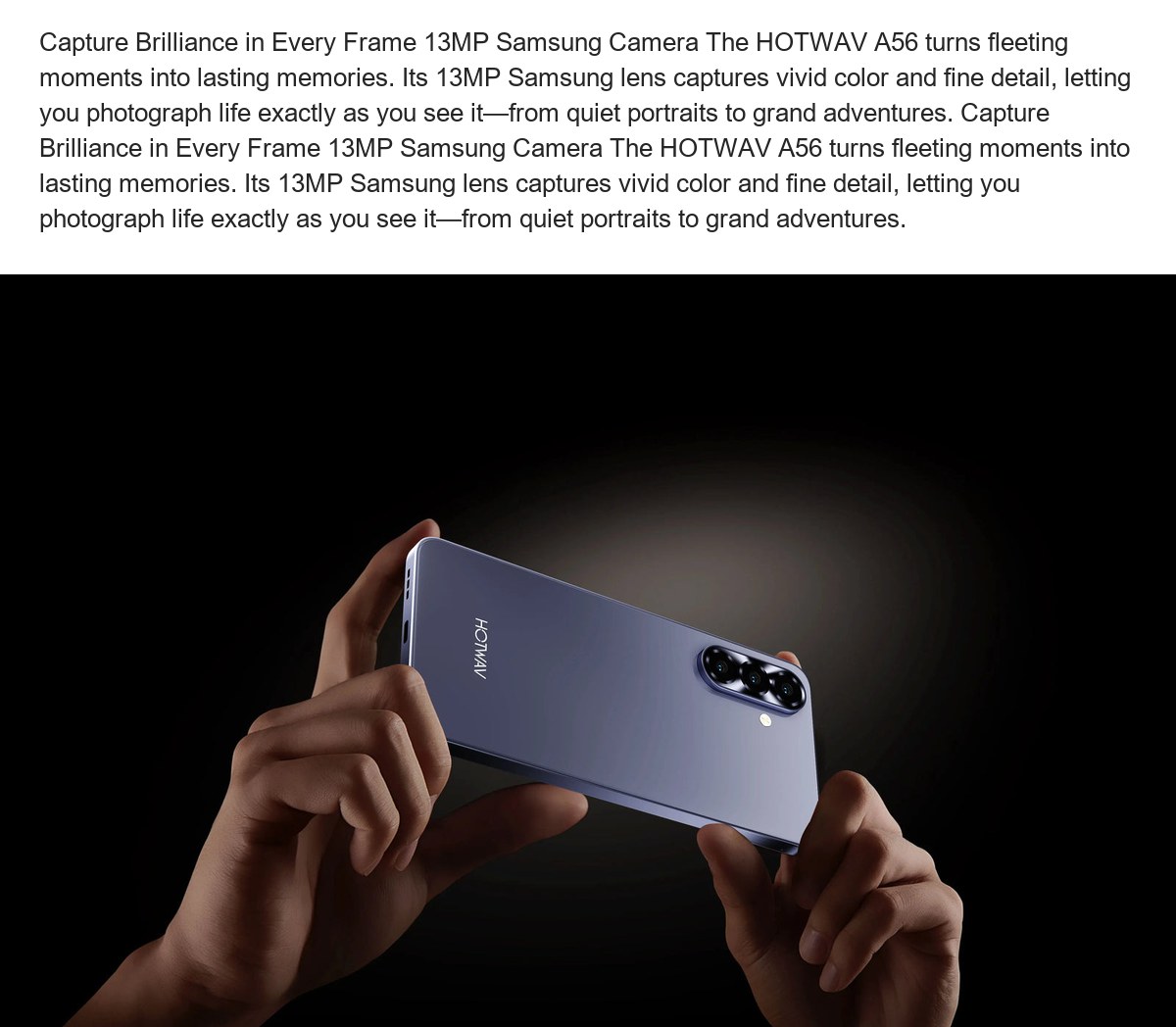 HOTWAV A56 smartphones feature illustration 13