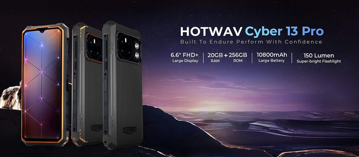 HOTWAV Cyber 13 Pro rugged phones feature illustration 1