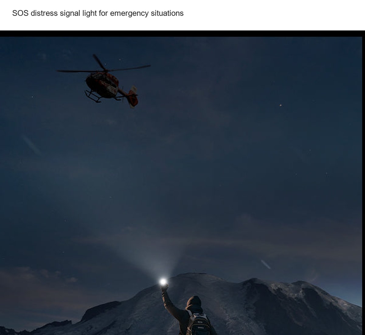 Wilderness exploration lighting Nighttime travel lighting Camping lighting SOS distress signal light for emergency situations Ligh - view 24