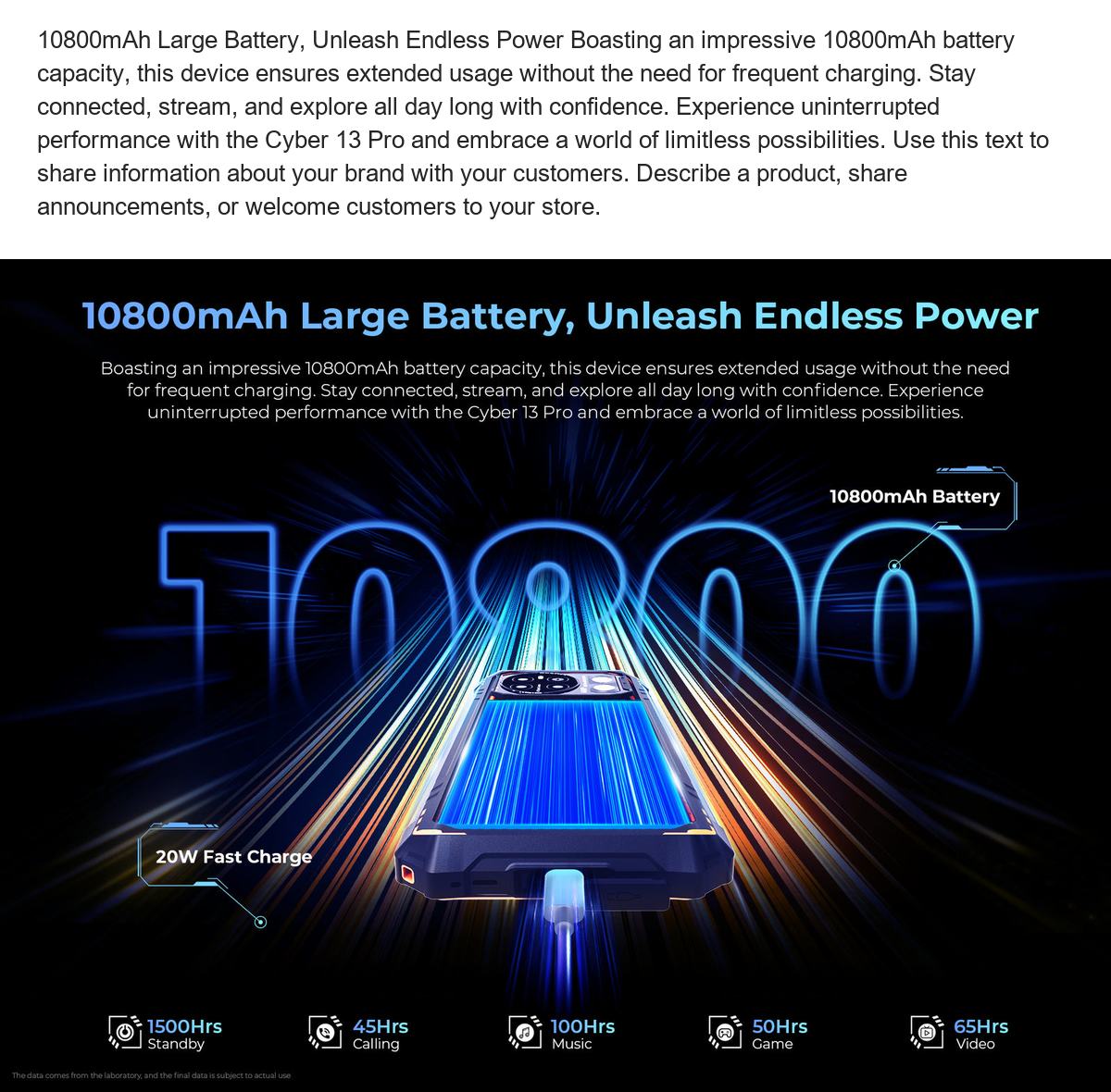 10800mAh Large Battery, Unleash Endless Power Boasting an impressive 10800mAh battery capacity, this device ensures extended usage - view 51