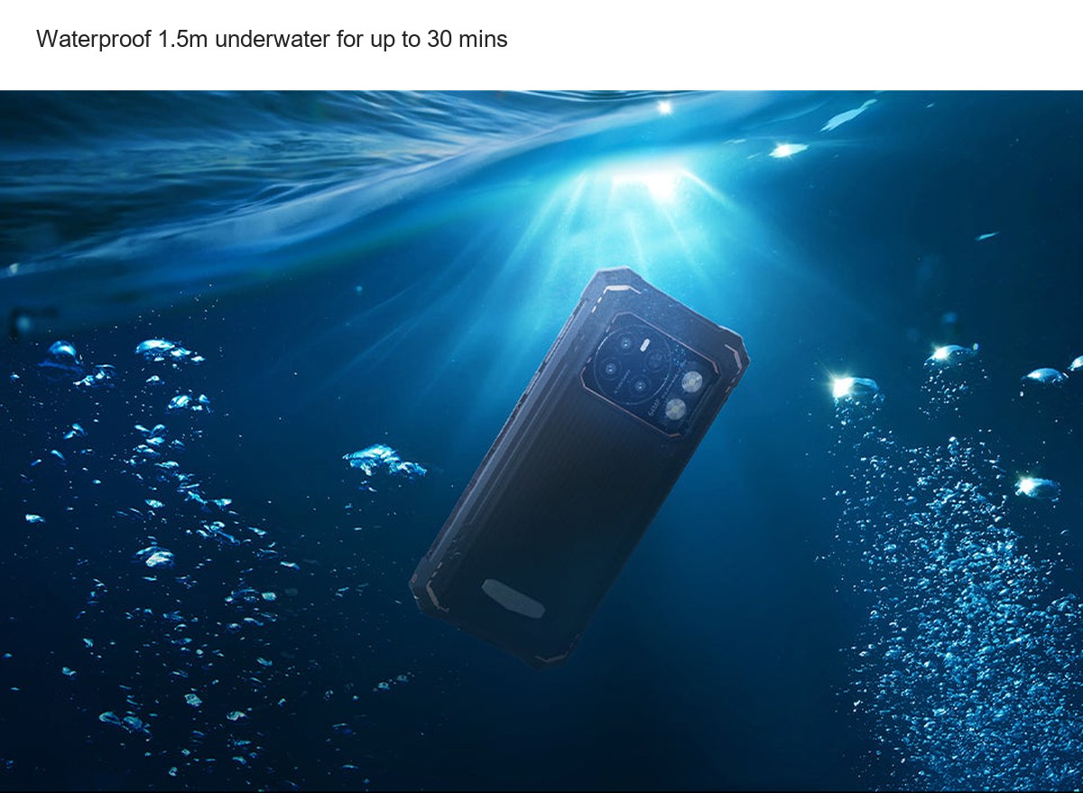Waterproof 1.5m underwater for up to 30 mins Drop-proof Drop-proof for up to 1.2m high. Dust-proof Strong protection against ingre - view 71