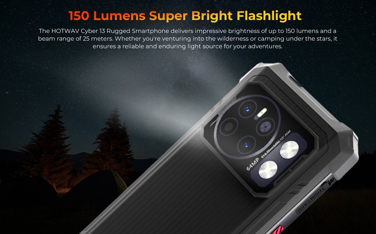 HOTWAV Cyber 13 rugged phones feature illustration 13