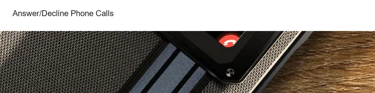 Convenient Notification Check Enjoy Music, Just Use Take Selfies Like Never Before with the Secondary Touch Screen Answer/Decline - view 30