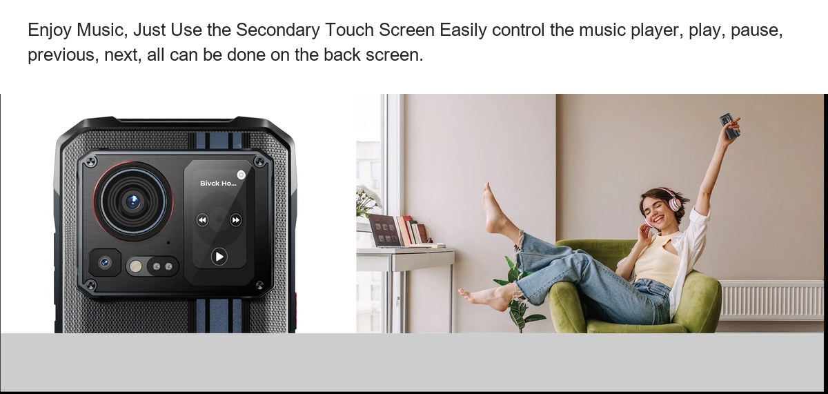 Enjoy Music, Just Use the Secondary Touch Screen Easily control the music player, play, pause, previous, next, all can be done on - view 38