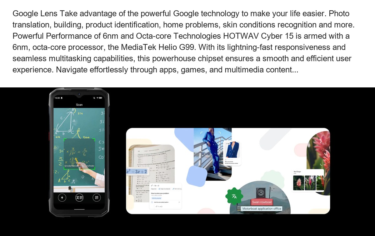Google Lens Take advantage of the powerful Google technology to make your life easier. Photo translation, building, product identi - view 72