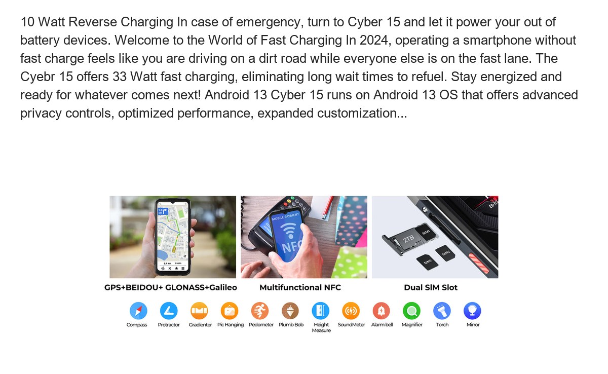 HOTWAV Cyber 15 rugged phones feature illustration 94