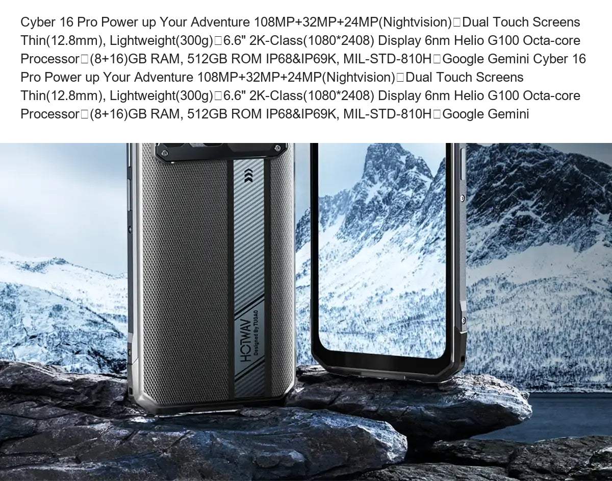 HOTWAV Cyber 16 Pro rugged phones feature illustration 13