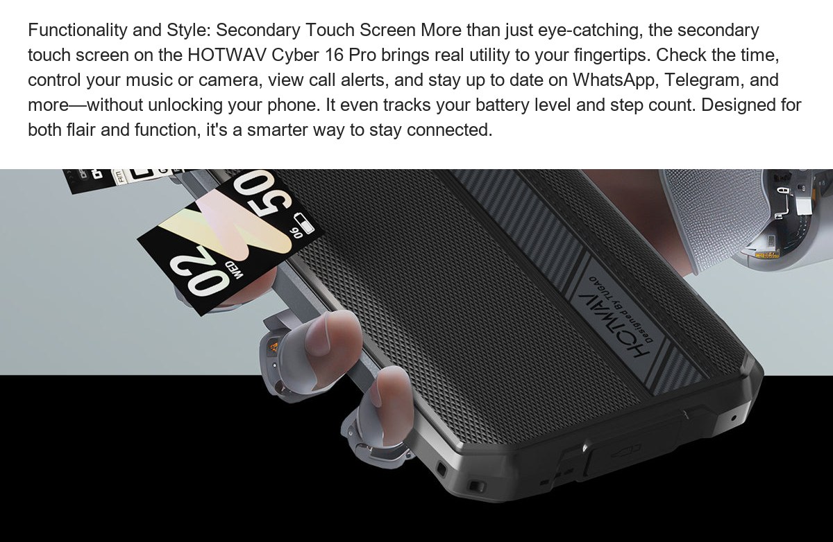 Cyber 16 Pro Power up Your Adventure 108MP+32MP+24MP(Nightvision)丨Dual Touch Screens Thin(12.8mm), Lightweight(300g)丨6.6" 2K-Class - view 20