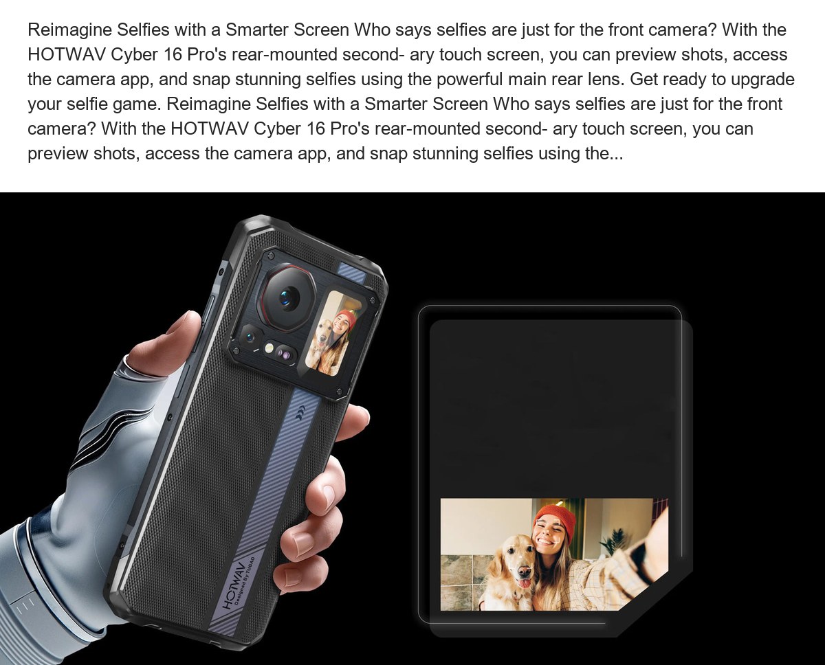 HOTWAV Cyber 16 Pro rugged phones feature illustration 22
