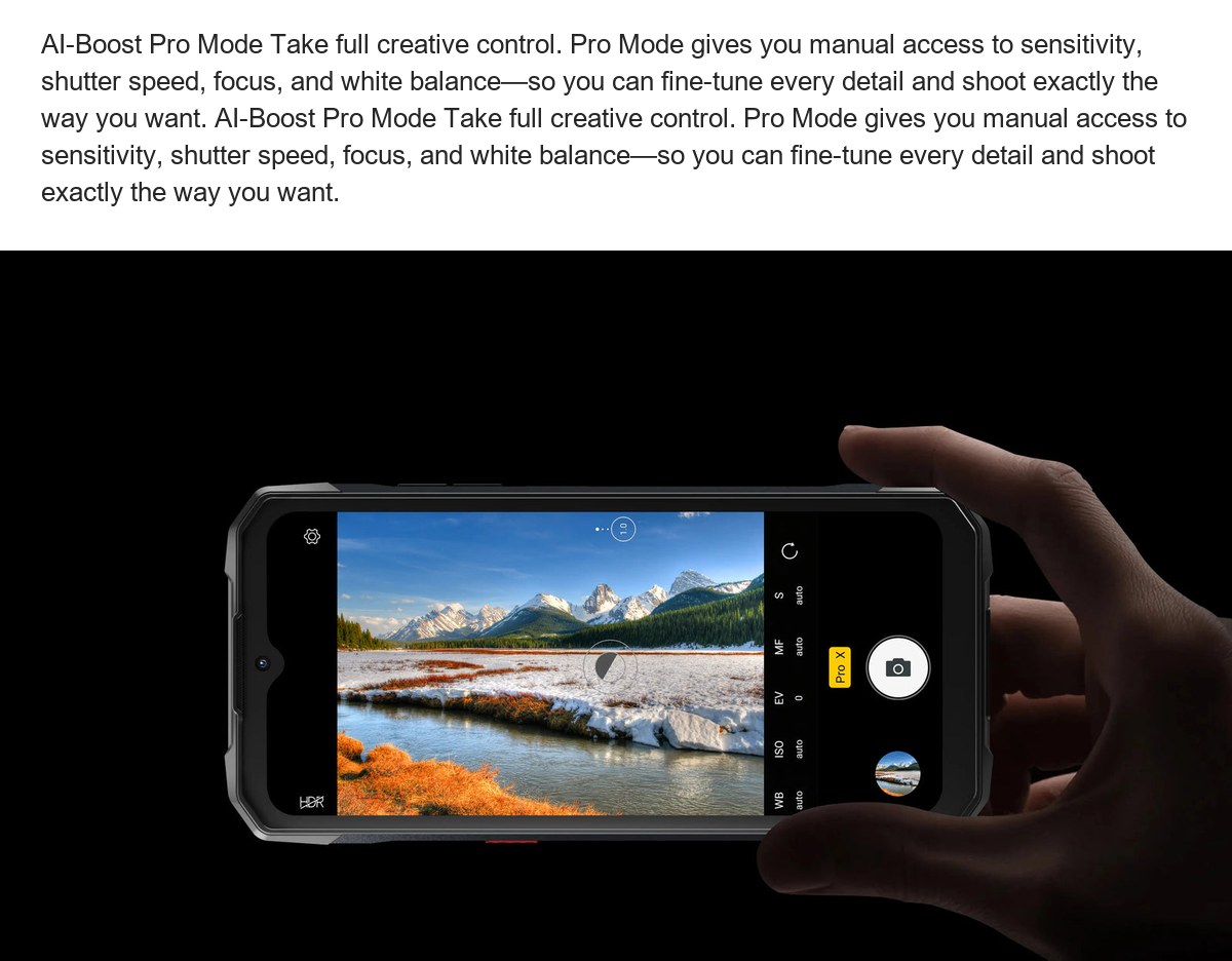 AI-Boost Night Mode HOTWAV has collaborated with PixSmart and incorporated their Super Night algorithm for Cyber 16 Pro, which dyn - view 54