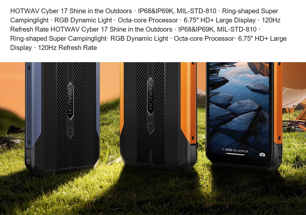 HOTWAV Cyber 17 rugged phones feature illustration 13