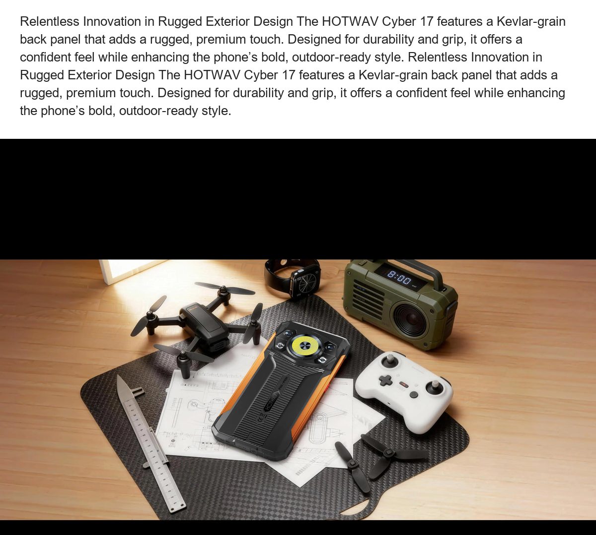HOTWAV Cyber 17 rugged phones feature illustration 16