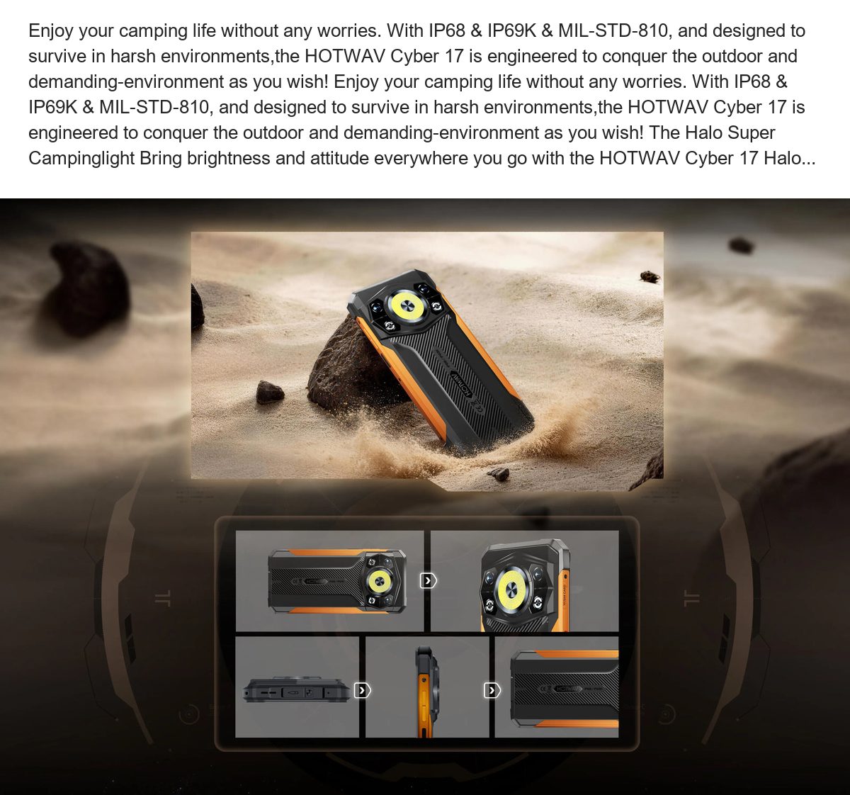 HOTWAV Cyber 17 rugged phones feature illustration 19
